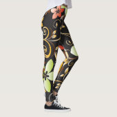 Bloemen behang 4 leggings (Rechts)