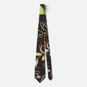 Bloemen behang 4 stropdas (Voorkant)