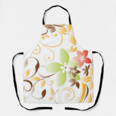 Bloemen behang 5 schort (Voorkant)
