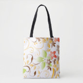 Bloemen behang 5 tote bag (Voorkant)