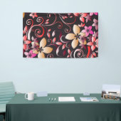 Bloemen behang 7 spandoek (Beurs)