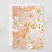 Bloemen behang 8 bedankkaart (Voorkant)