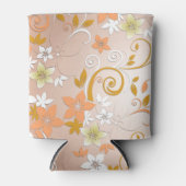 Bloemen behang 8 blikjeskoeler (Voorkant)