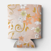 Bloemen behang 8 blikjeskoeler (Achterkant)