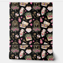  Bloemen Behang - Classic Roos Design voor