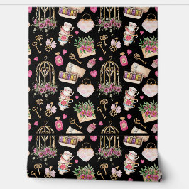  Bloemen Behang - Classic Roos Design voor