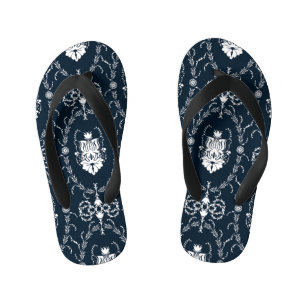 Bloemen behang Naadloze achtergrond Kinder Teenslippers
