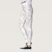 Bloemen behang papier 1 leggings (Links)