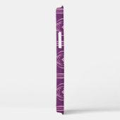 Bloemen behang roze Violet ontwerp Case-Mate iPhone Case (Achterkant / Rechts)