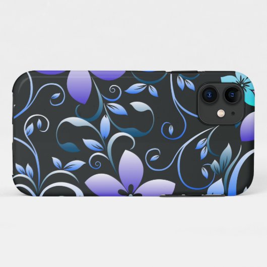 Bloemen behangpapier 6 Case-Mate iPhone case (Achterkant (horizontaal))