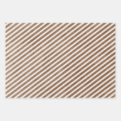 Bloemen Beige Bruin Bruiloft Inpakpapier Vel (Voorkant 3)