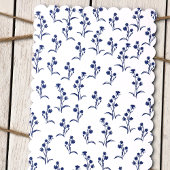 Bloemen belettering, blauwe wilde bloem vleermuis  kaart