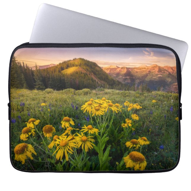 Bloemen | Bergbeemdommen Butte Colorado Laptop Sleeve (Voorkant)