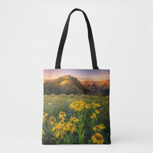 Bloemen | Bergbeemdommen Butte Colorado Tote Bag (Voorkant)