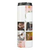 Bloemen Beste Moeder ooit Moeder Fotocollage Thermosbeker (Achterkant)