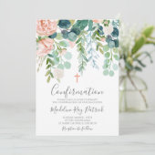 Bloemen Bevestiging Kaart (Staand voorkant)