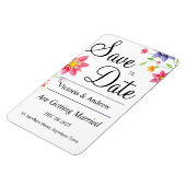  Bloemen Bewaar de Datum Magneet (Linkerzijde)