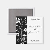 Bloemen Bewaar de datum Magneet (Voorkant / Achterkant)