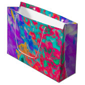 Bloemen Bewegingen Cadeaubagage Groot Cadeauzakje (Voorkant Gekanteld)