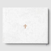 Bloemen Bidden Meisje Eerste Holly Communie Gastenboek (Achterkant)