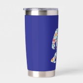 BLOEMEN BIGFOOT GEÏSOLEERDE DRINKBEKER (Rechts)