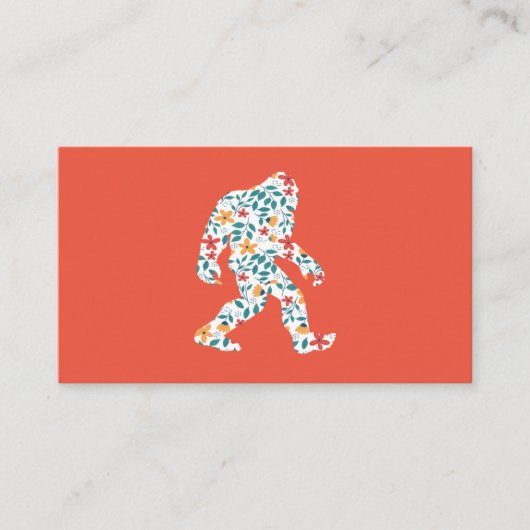 BLOEMEN BIGFOOT VISITEKAARTJE (Voorkant)