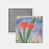 Bloemen bij het Magnet-meer Magneet (Voorkant / Achterkant)