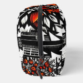 Bloemen bij het winterraam toilettasje (Rechts)