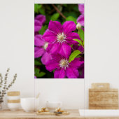 Bloemen bij Robinette's Apple Haus and Gift Barn 2 Poster (Keuken)