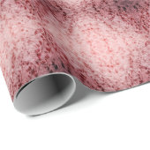 Bloemen bij zonsondergang Damask Pattern 2 Cadeaupapier (Rol Hoek)