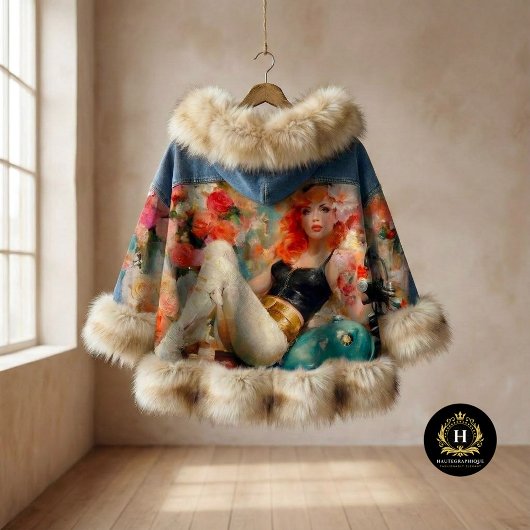  Bloemen Biker Vrouw Decoupage Tissuepapier