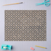 Bloemen binnen vierkantjes Decoupage papier (Craft)