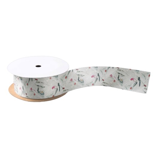 Bloemen Bits Shabby Chic Satijnen Lint (Spoel)