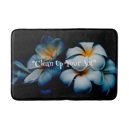 Bloemen Black Delight Memory Foam Badmat (Voorkant)