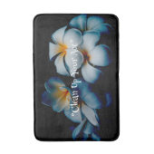 Bloemen Black Delight Memory Foam Badmat (Voorkant Verticaal)