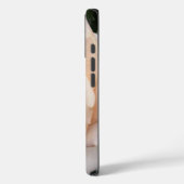 Bloemen Blackberry vet hoesje met Romantisch Roos (Achterkant / Links)