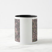 Bloemen, bladeren en kamouflage mok (Midden)