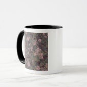 Bloemen, bladeren en kamouflage mok (Voorkant links)