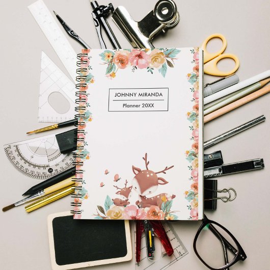 bloemen & bladeren maand en week planner