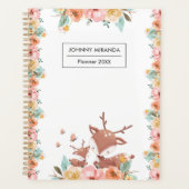 bloemen & bladeren maand en week planner (Voorkant)