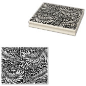 Bloemen bladeren - William Morris Rubberstempel (Gestempeld)