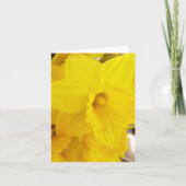 Bloemen Blank Groet Kaart (Voorkant)