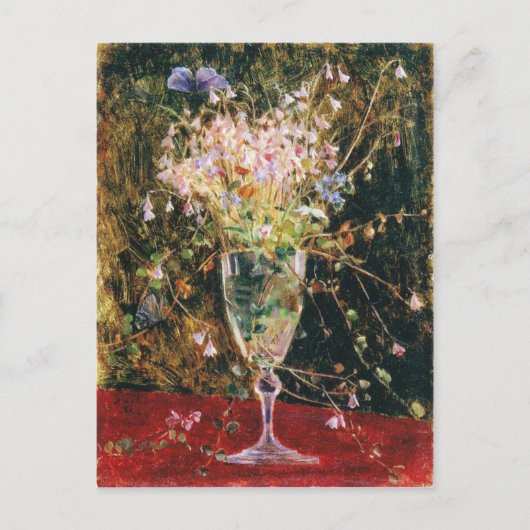  bloemen blauw Maria Wiik Linnea Borealis Briefkaart (Voorkant)