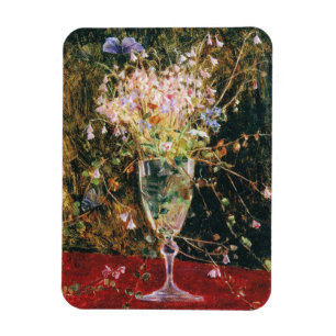 bloemen blauw Maria Wiik Linnea Borealis Magneet