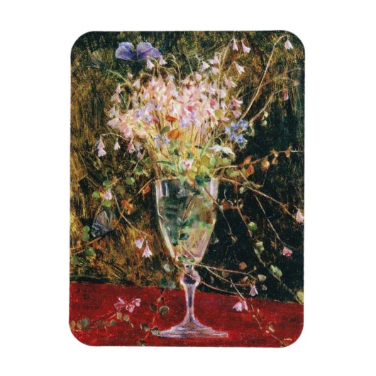  bloemen blauw Maria Wiik Linnea Borealis Magneet (Verticaal)