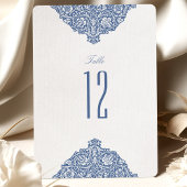  Bloemen Blauw Morris Tafelnummer Kaarten