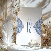  Bloemen Blauw Morris Tafelnummer Kaarten