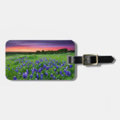 Bloemen | Blauwbijen in Sunset Texas Bagagelabel (Voorkant horizontaal)