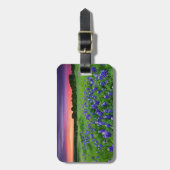 Bloemen | Blauwbijen in Sunset Texas Bagagelabel (Voorkant verticaal)