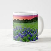Bloemen | Blauwbijen in Sunset Texas Grote Koffiekop (Voorkant rechts)